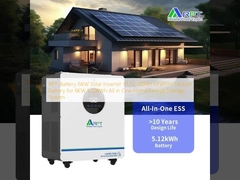 Batteria RPT 6KW Invertitore solare 51.2V 100AH LiFePO4 Batteria al litio per 6KW 5.12KWh Sistema di accumulo di energia all'interno di una casa